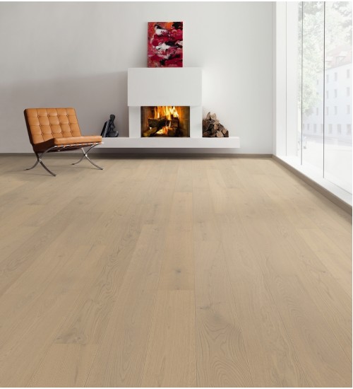 德国汉诺地板三层橡木Plank 1-Strip 180 2V Oak Sand Grey Markant brushed  538942